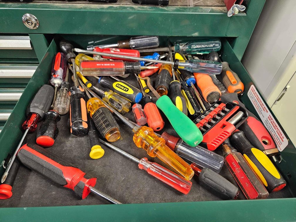 Assorted Screw Drivers.