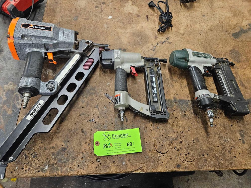 (3) Pneumatic Nail Guns.
