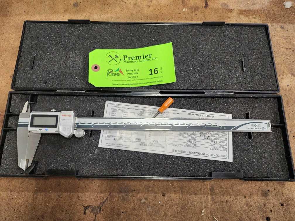 Mitutoyo No. 500-754-10, 12" Digital Caliper. 