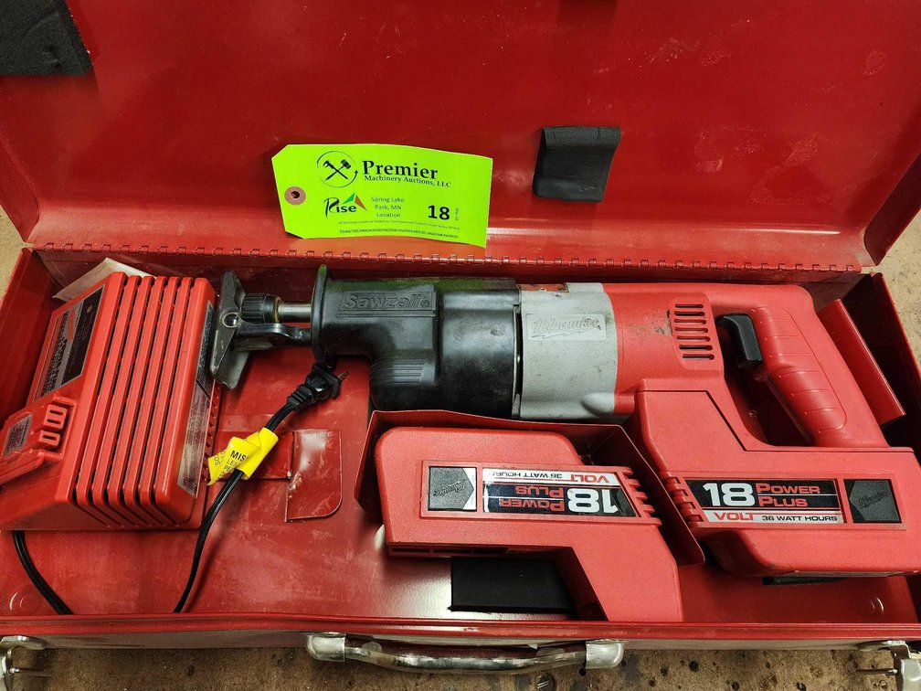 Milwaukee Cat. No. 6516-02, Cordless 18V. Sawzall 