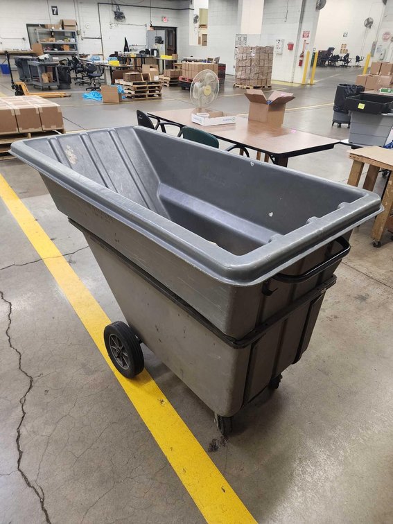 Global Model 24CPI Rolling Dump Hopper.