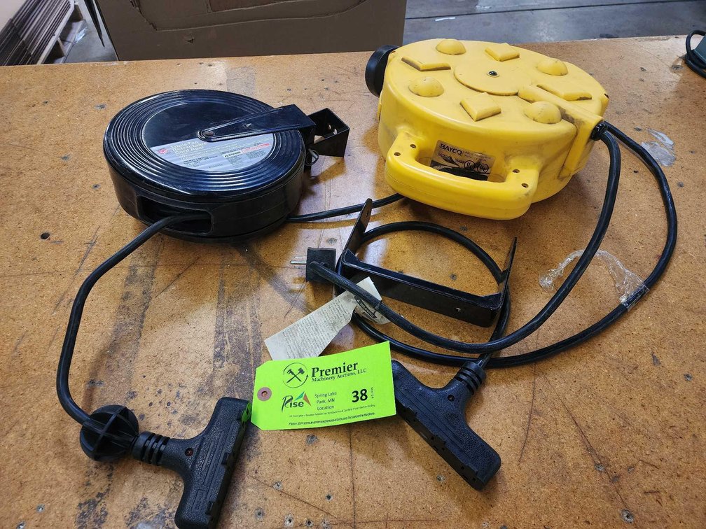 (2) Retractable Cord Reels 