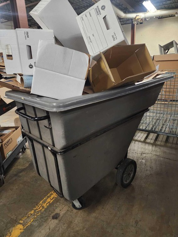 Global Model 24CPI Rolling Dump Hopper.