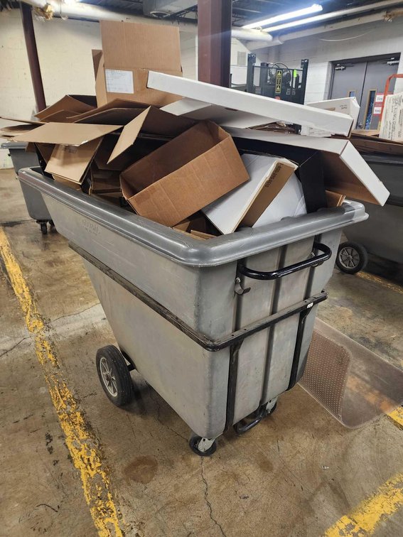 Global Model 24CPI Rolling Dump Hopper.