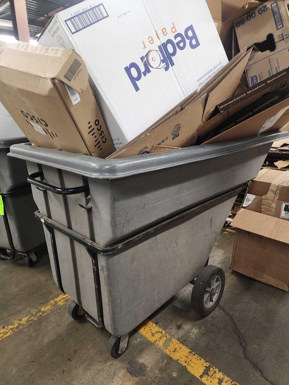 Global Model 24CPI Rolling Dump Hopper.