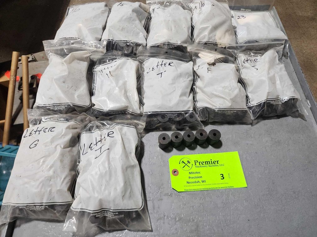 Assorted Drill Bushings for Brown and Sharpe