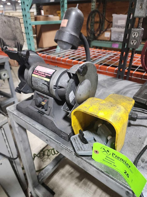 Craftsman 6" Variable Speed Bench Grinder. 
