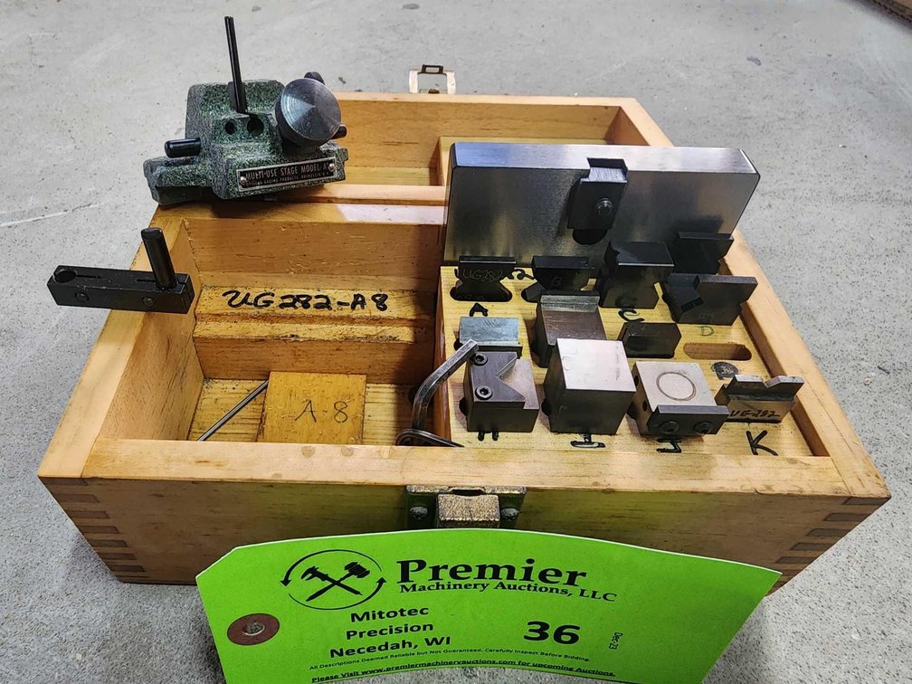 Optical Gaging Products Multi-Use Stage Model A1 w/ Fixture Blocks. 