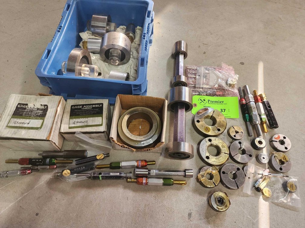 Large Assortment of Gages. 