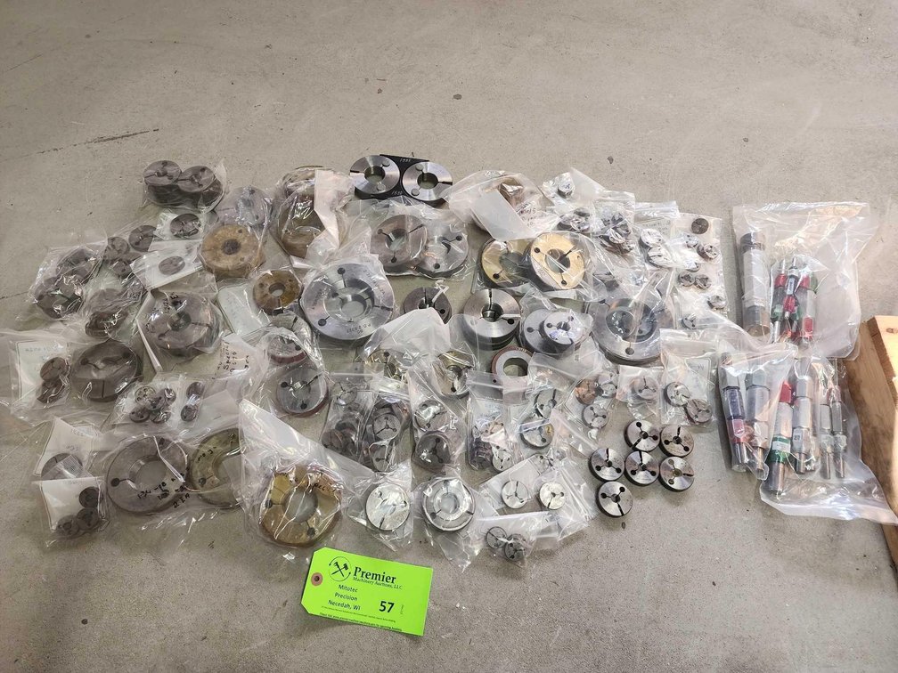 Huge Assortment of Go/No-Go Mainly Threaded Ring Gages. 