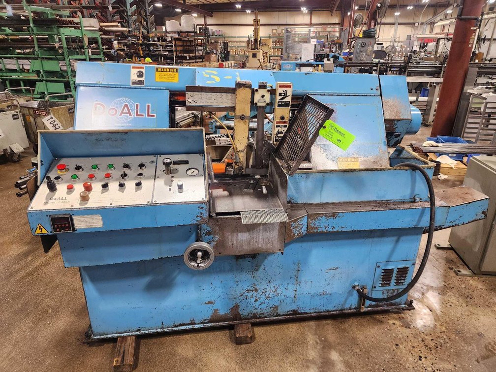 DoAll Model C-305A Automatic Horizontal Band Saw.