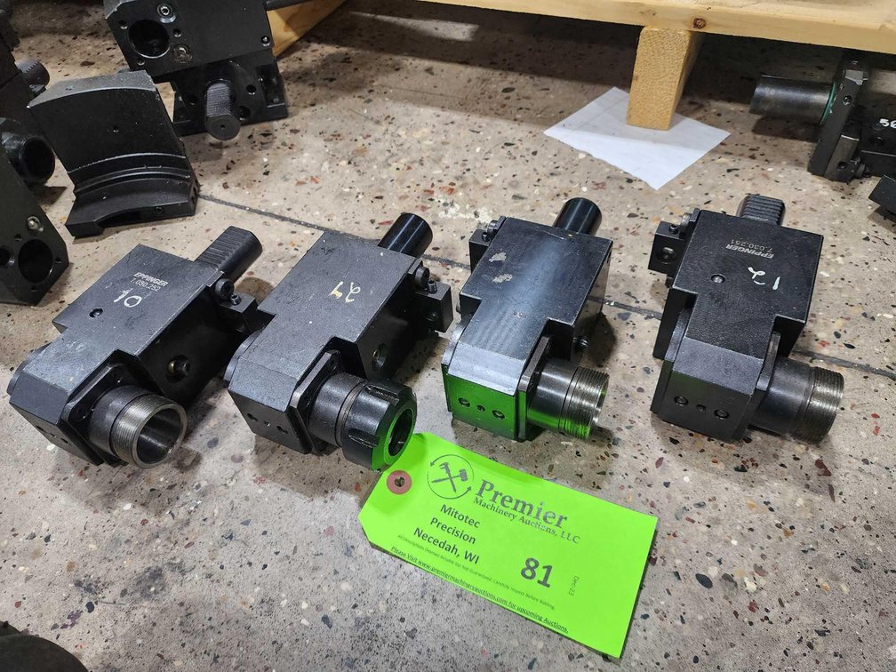 (4) Eppinger Right Angle Static Tool Holders