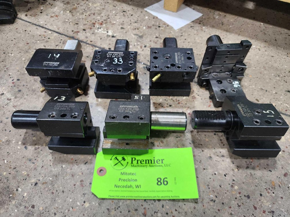 (7) Assorted Eppinger Static Tool Holders.