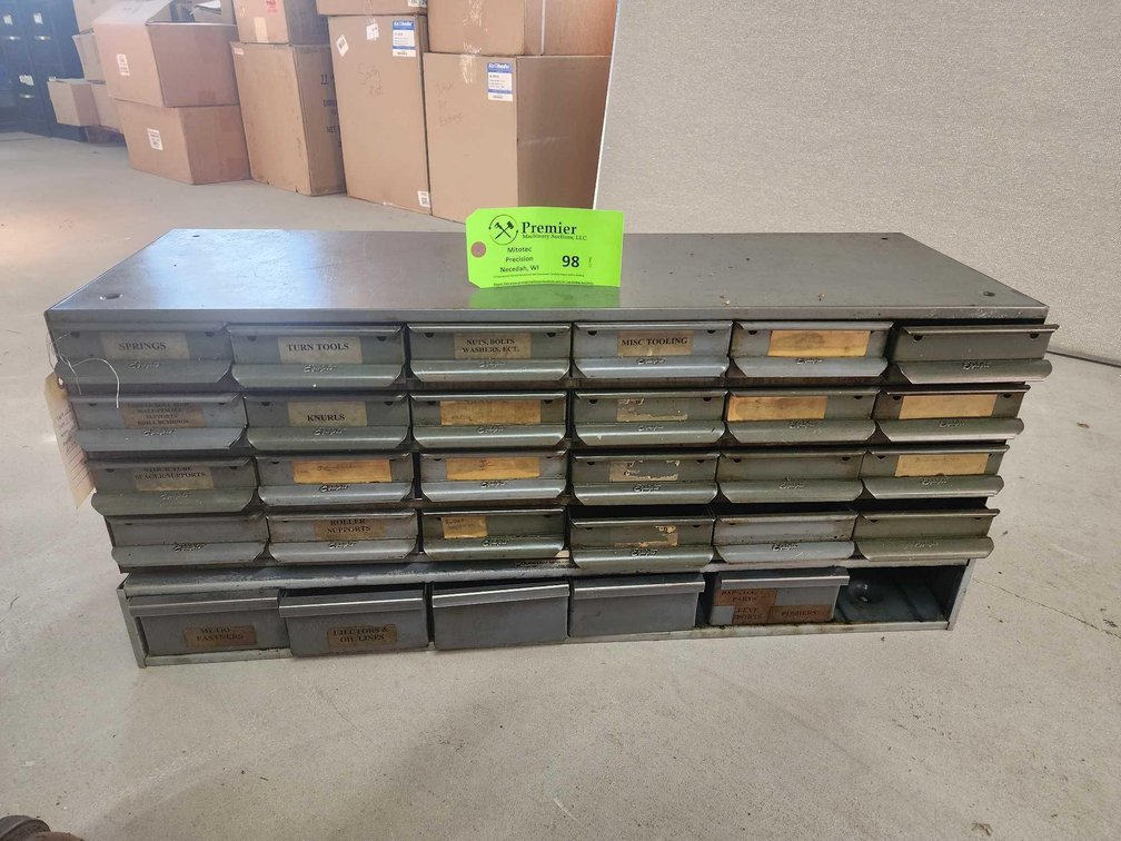 (2) Multi Drawer Small Parts Cabinets. 