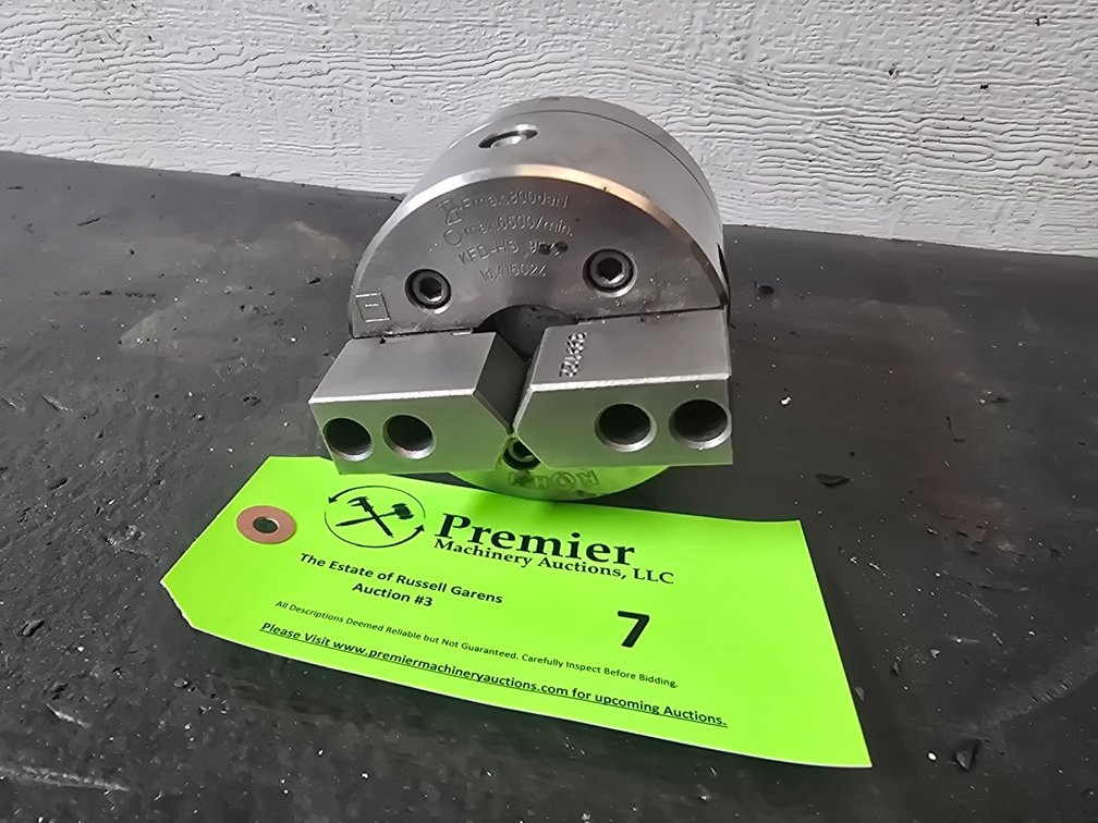 Rohm KFD-HS 95/2, 3-1/2" 2-Jaw Chuck.