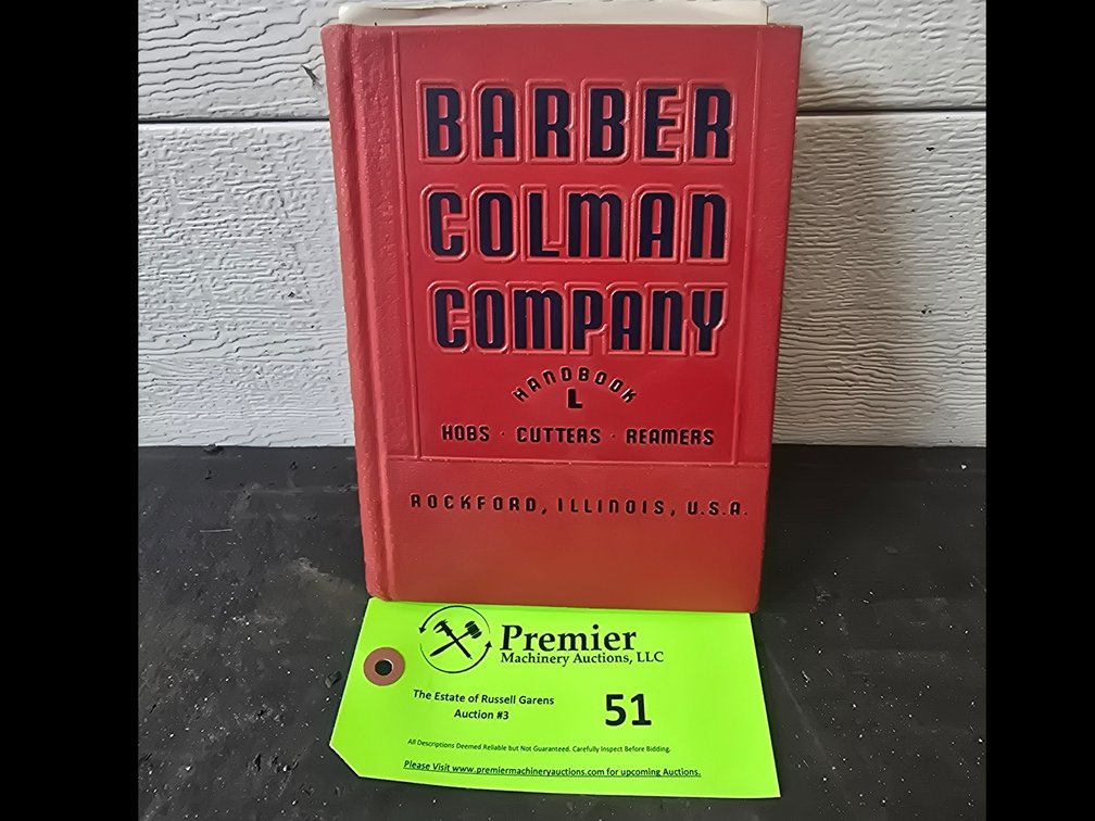 Vintage Barber Colman Handbook "L".