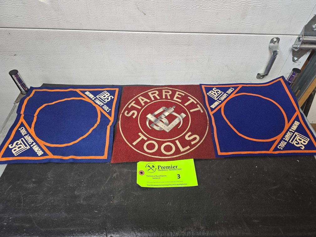 (3) Branded Felt Inspection Pads. 