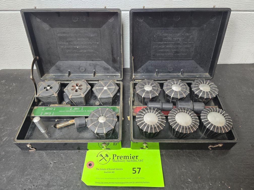 (2) Jacobs Rubber Flex Collet Sets