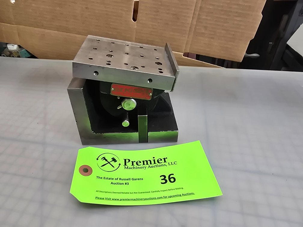 Boston Tool & Die "The Bemisine" Adjustable Sine Plate
