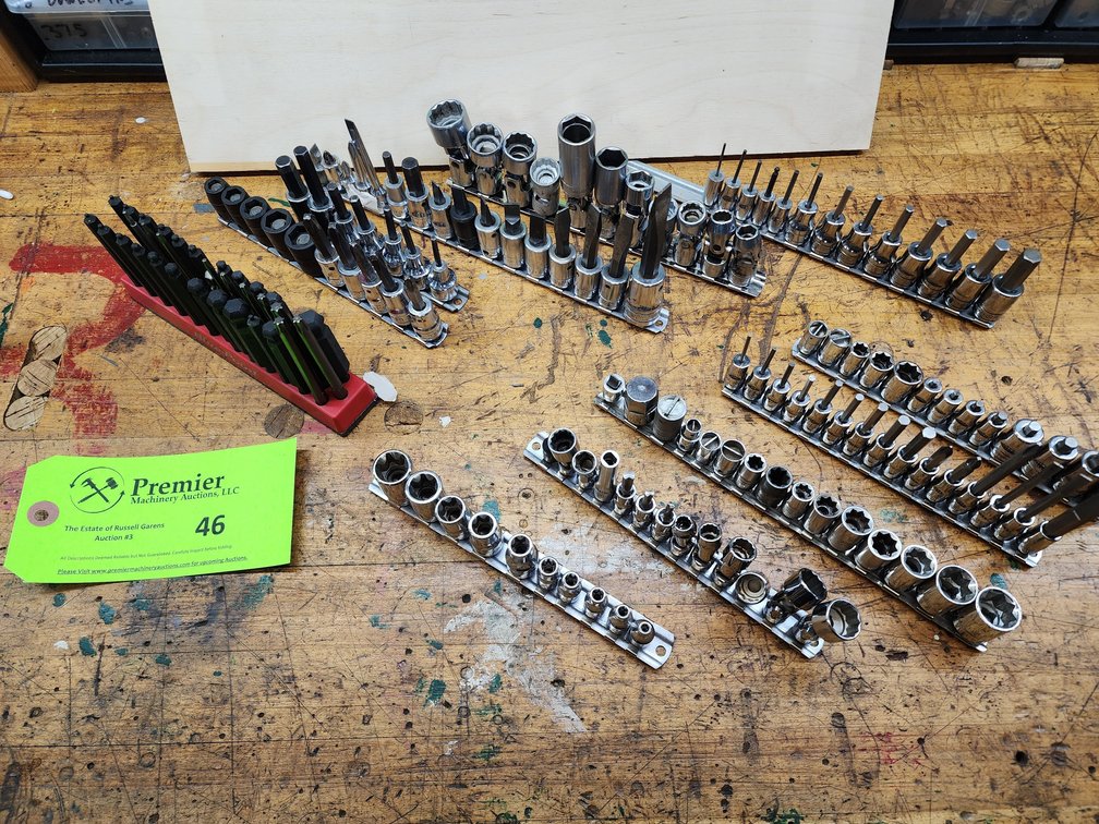 Large Quantity of Mostly Snap-On Specialty Sockets. 