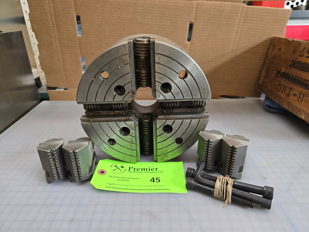 Cushman 8" 4-Jaw Chuck