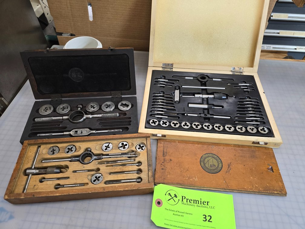 (3) Tap & Die Sets 