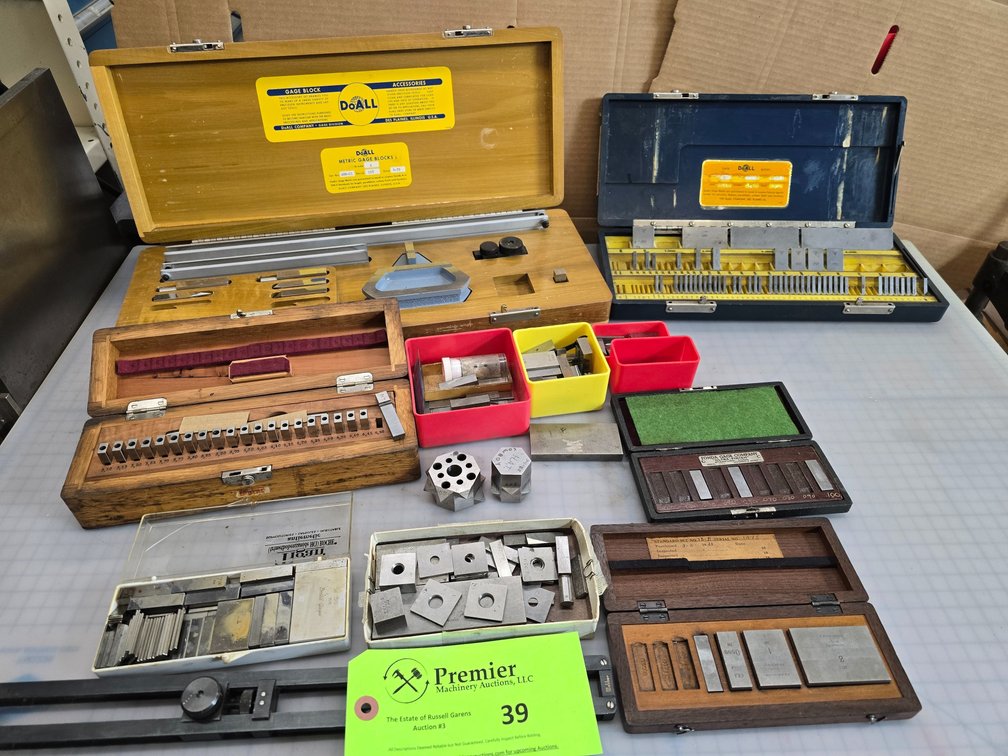 Assorted Gage Blocks as Shown 