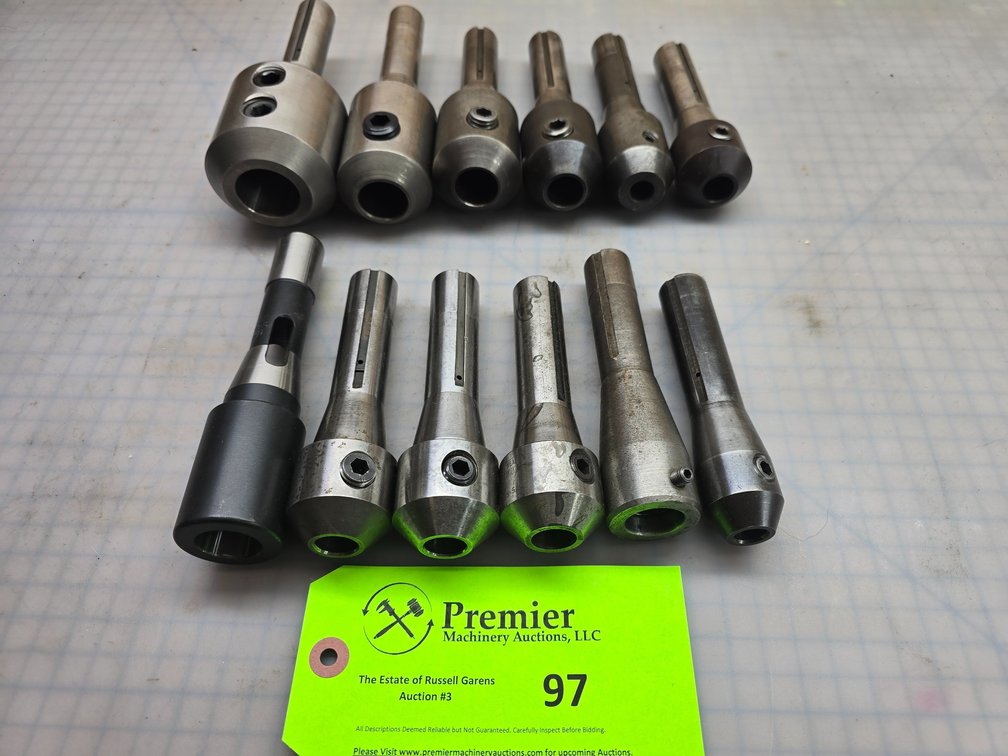 (12) R8 Endmill Holders.