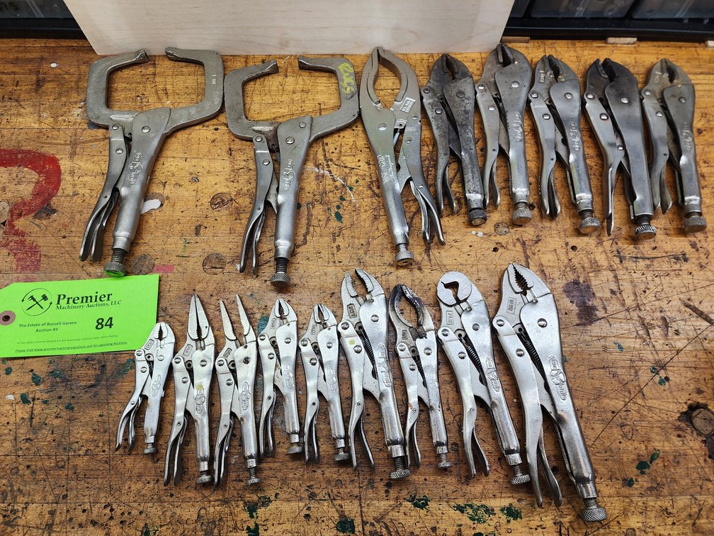 (17) Assorted Vise Grips. 