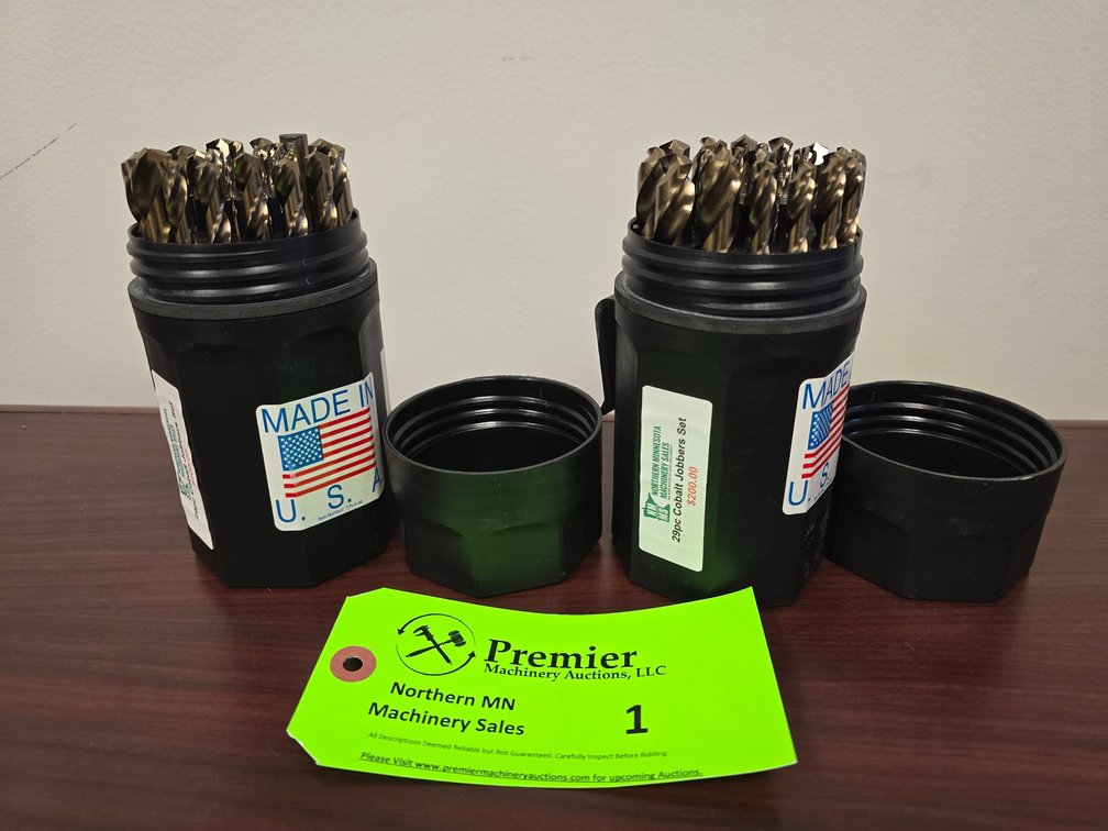 (2) 29-Piece Cobalt Jobber Sets.