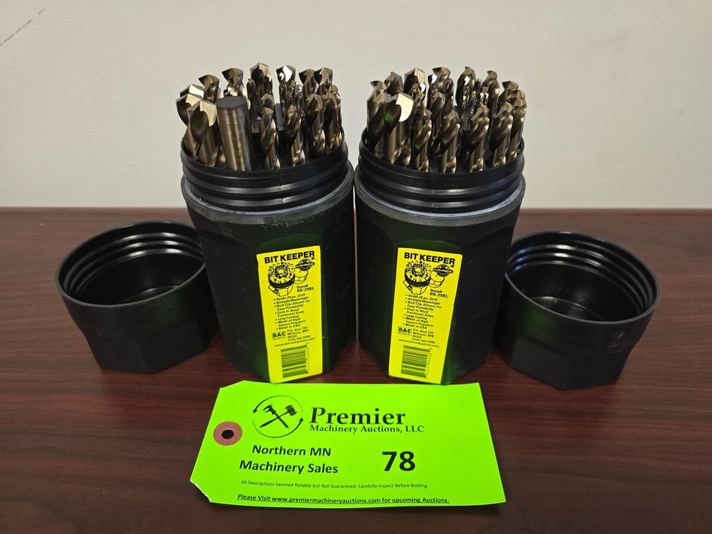 (2) 29-Piece Cobalt Jobbers Sets.