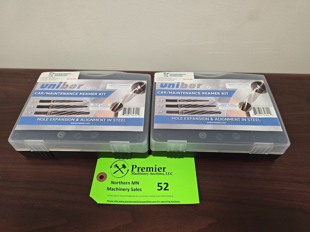 (2) Unibor Car/Maintenance Reamer Kits.