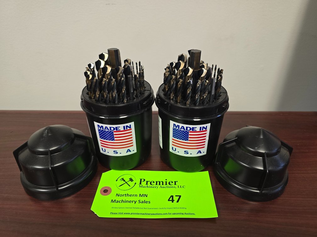 (2) 29-Piece Cobalt Jobber Sets.