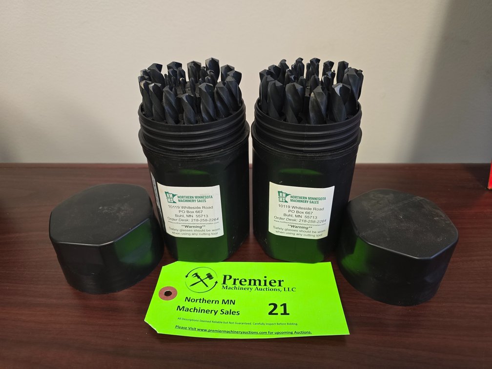 (2) 29-Piece LH Black Oxide Drill Indexes.