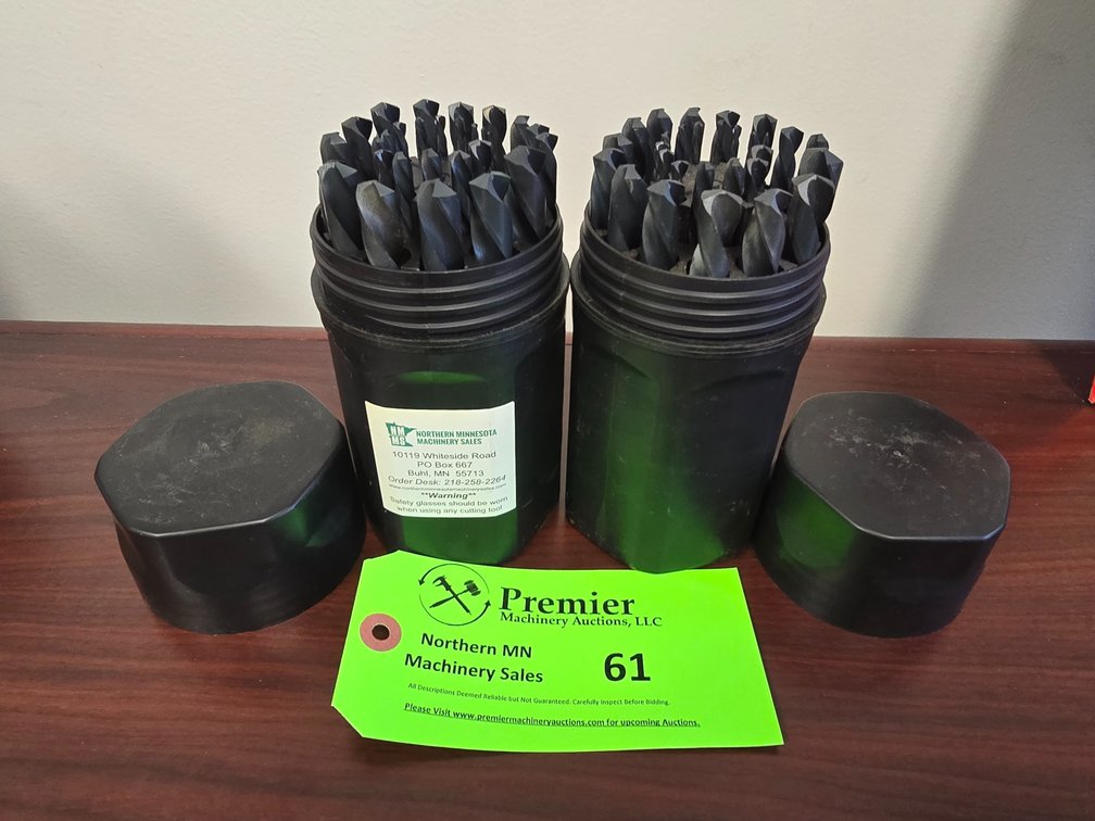 (2) 29-Piece LH Black Oxide Drill Indexes.