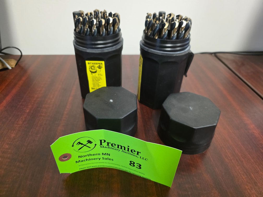 (2) 29 Pc. Black and gold Jobber Set.