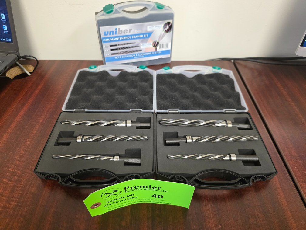 (3) 3-Piece Unibore Hole Expansion Reamer Kitss. 