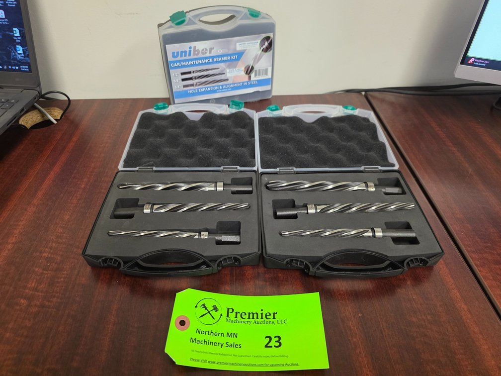 (3) 3-Piece Unibore Hole Expansion Reamer Kits.