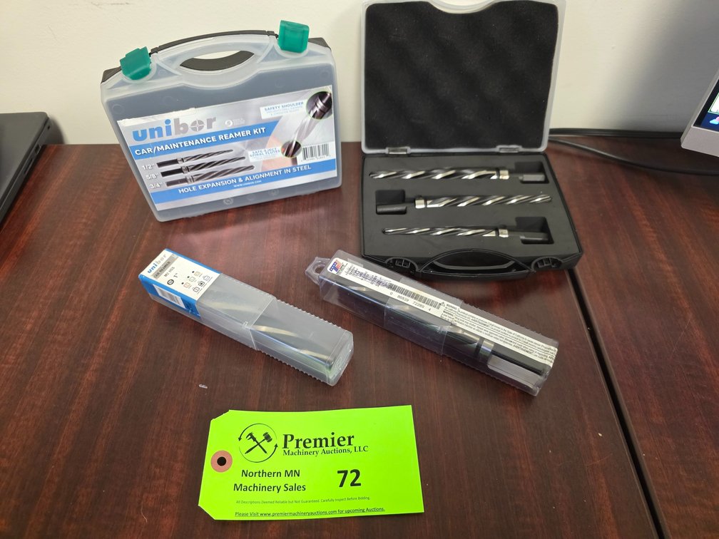 (2) 4-Piece Unibore Hole Expansion Reamer Kits. 