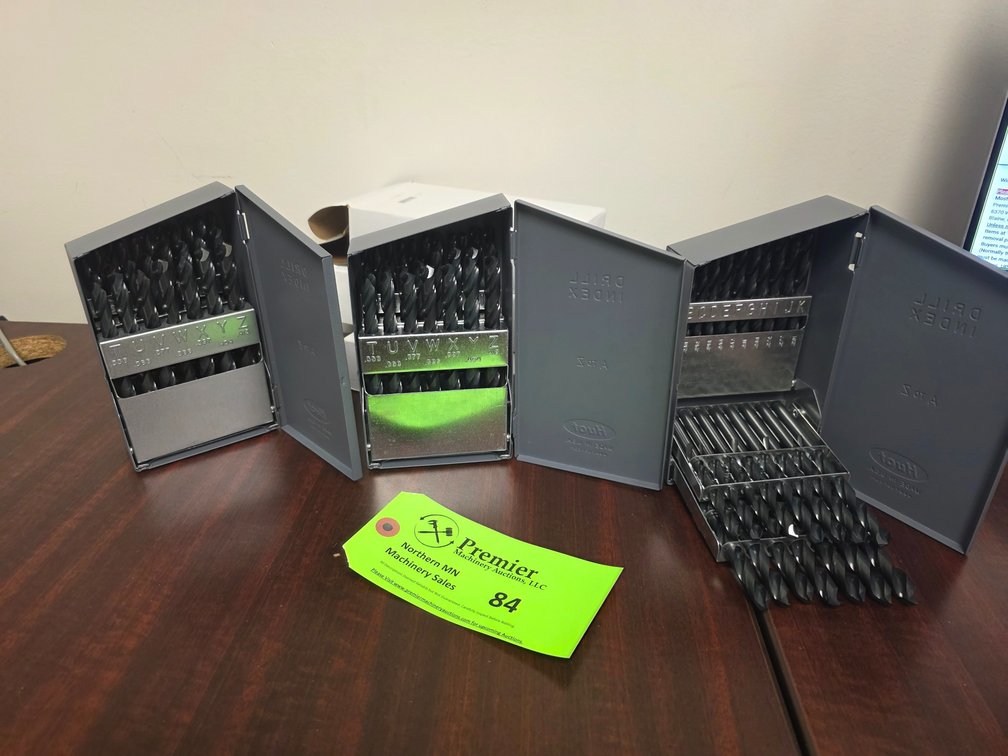 (3) Sets of Jobber Length Letter Drills in Huot Indexes. 