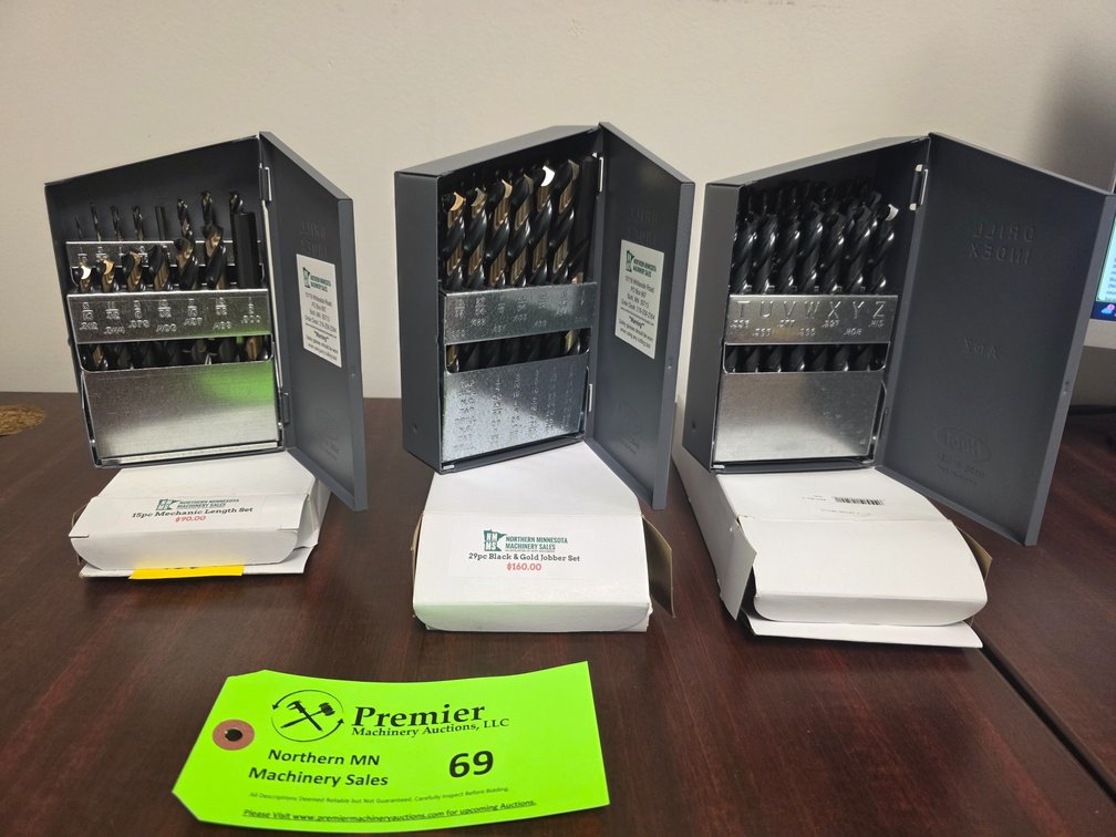 (3) Huot Drill Indexes w/ Various Drill Sets. 