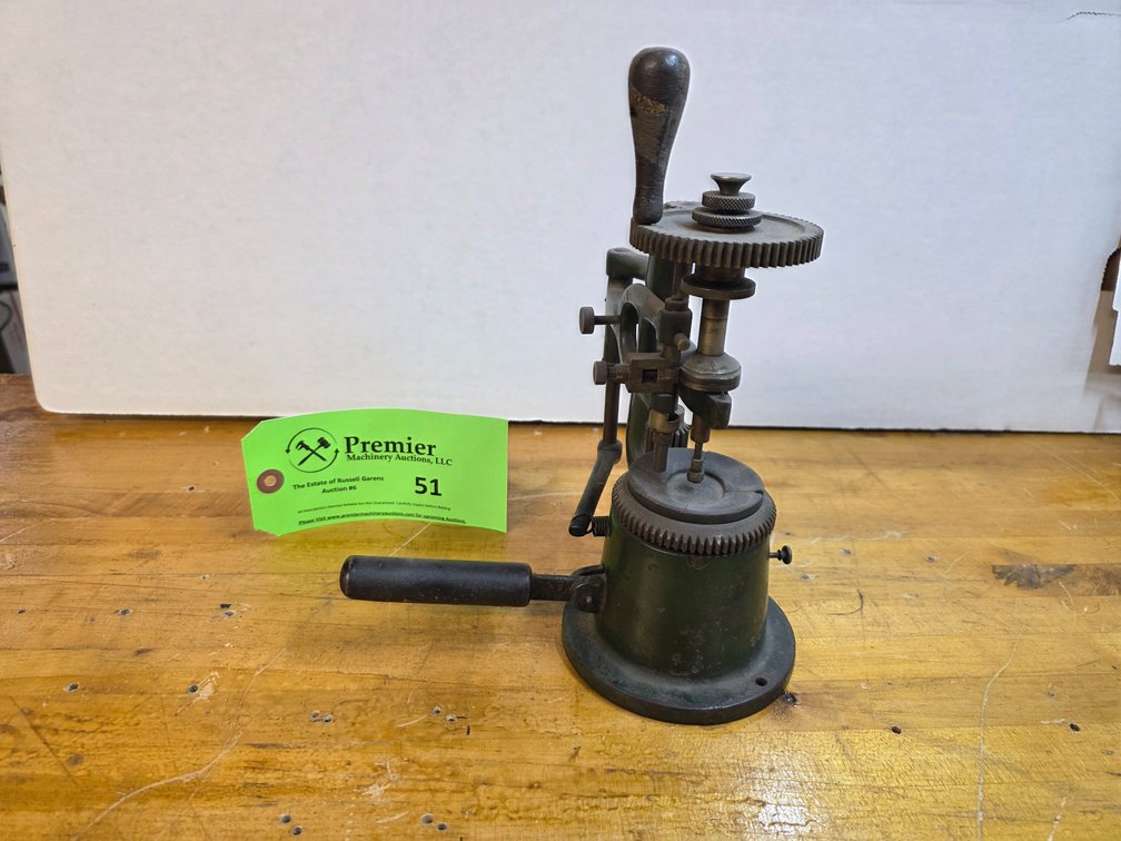 Vintage Optical Manual Lens Cutter. 
