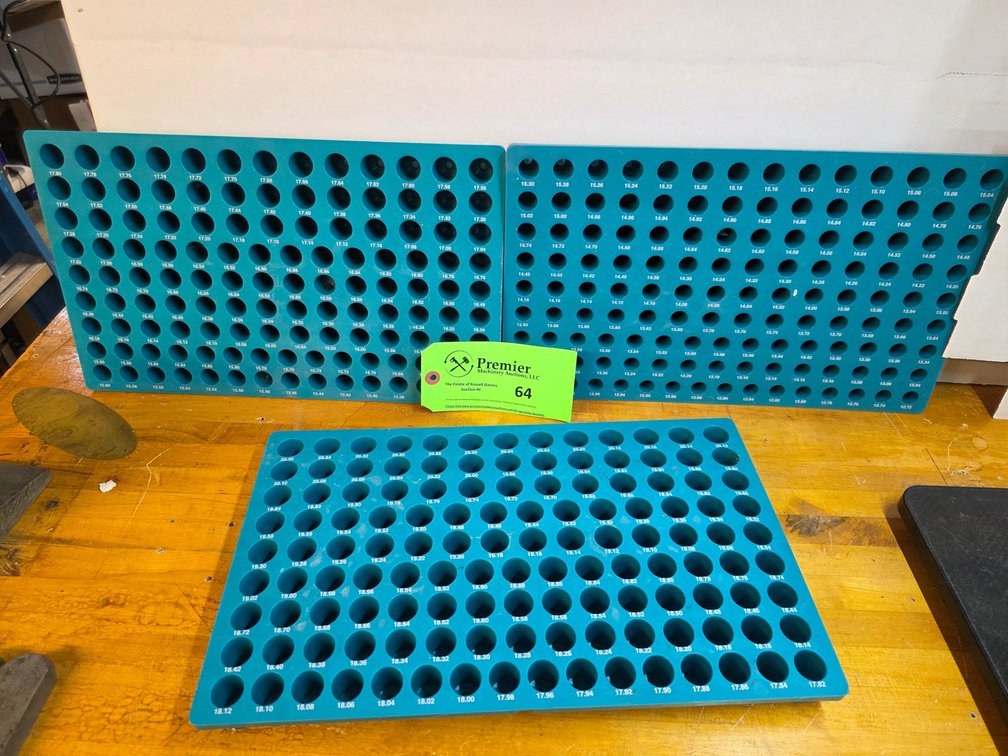 Plug Gage Holder Trays. 