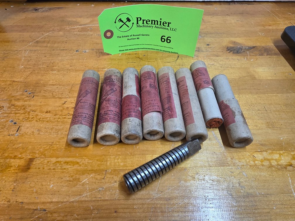 (8) German Made MT#2  to #1 Taper Spring Type Holders. 