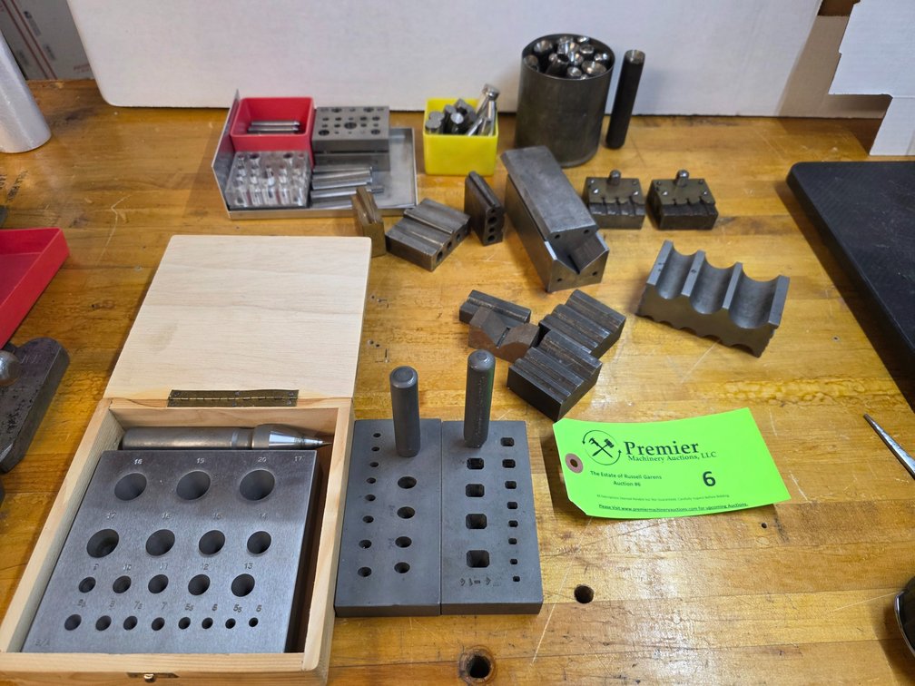 Assorted Metal Forming Tools. 