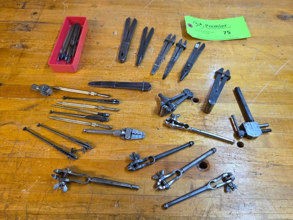 Assorted Jewelers Hand Vises, Pin Vises, and More. 