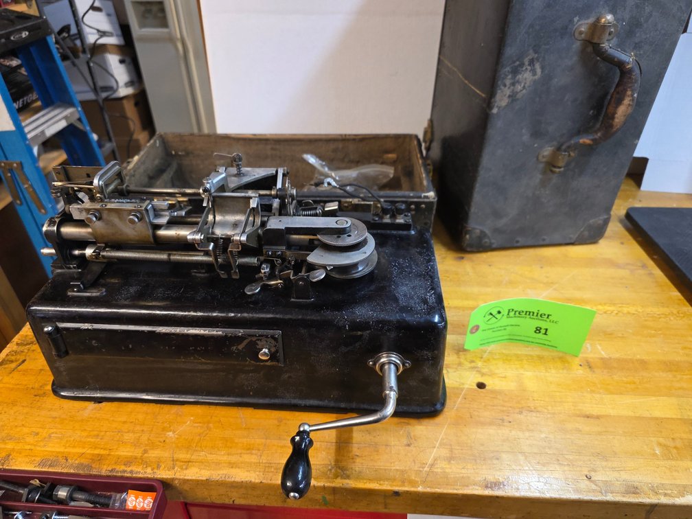 Engravograph Corp. Model 14  Type A, Engraving Machine. 