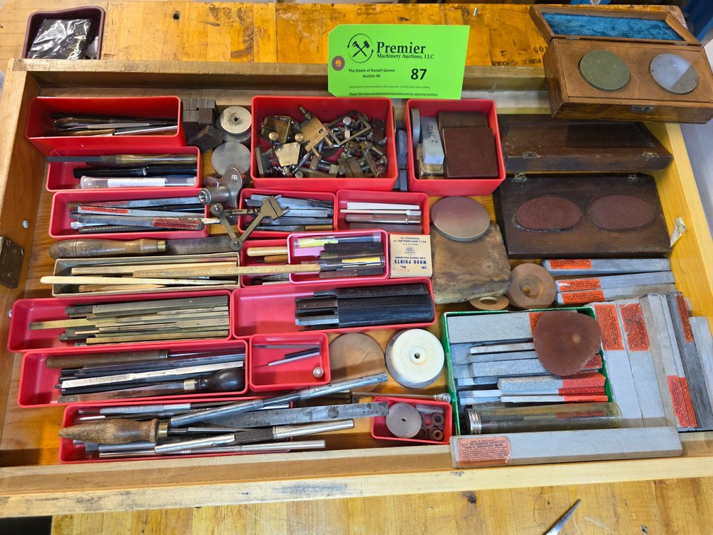 Large Quantity of Lapping And Polishing Stones, Tools, and More. 