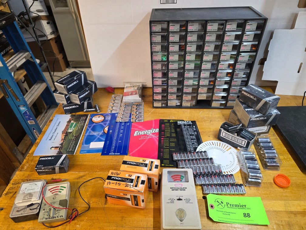 Large Quantity of Watch and Household Batteries. 