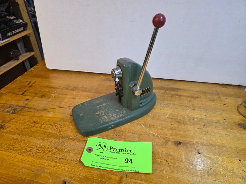 American Optical Co. Hinge Assembly Machine 